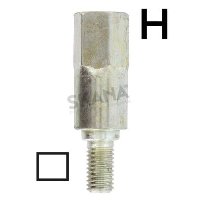 Adaptateur carré 5,4 mm pour renvoi d'angle universel