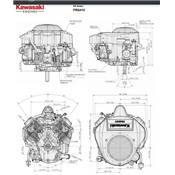 Moteur Kawasaki 603 cc FR541V