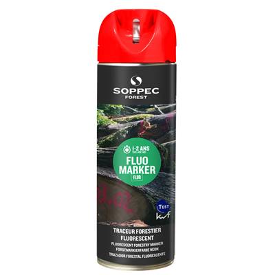 Traceur forestier Soppec rouge fluo