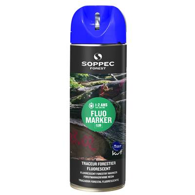 Traceur forestier Soppec bleu fluo