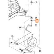 Rondelle de support de roue avant Automower Husqvarna G2-310-315-315X