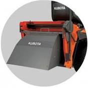 Dflecteur tle pour Kubota GR1600 et GR2120.