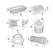 Filtre à air adaptable pour Briggs et Stratton