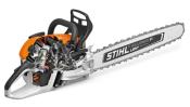 Tronçonneuse thermique Stihl MS500i guide Rollo ES Light de 50 cm