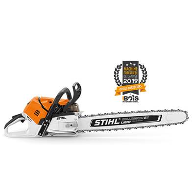 Tronçonneuse thermique Stihl MS500i guide Rollo ES Light de 50 cm